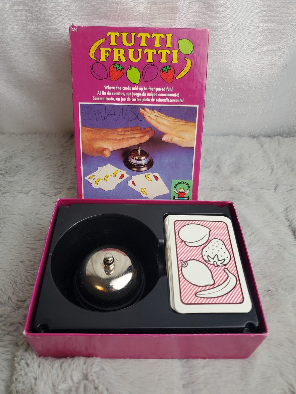 VTG Discovery Toys Tutti Frutti Card Game Fun Family 1991 No Instruction Manuel